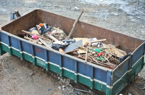 West London community engaging in waste disposal activities