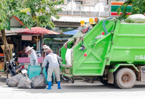 Recycling process in waste management