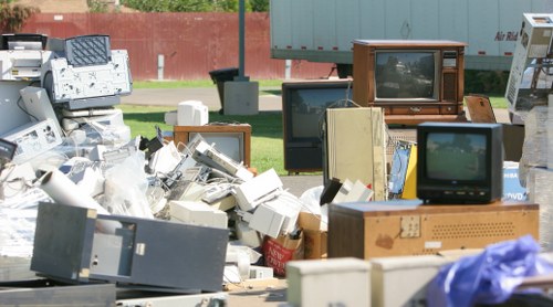 Furniture being removed during clearance